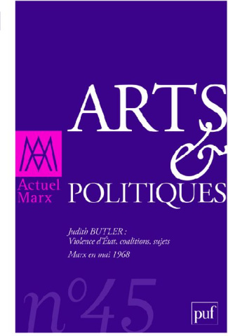 Actuel Marx N° 45, 1er semestre 2009 : Arts et politiques