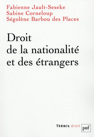 Droit de la nationalité et des étrangers