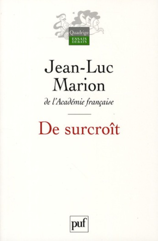 De surcroît. Etudes sur les phénomènes saturés