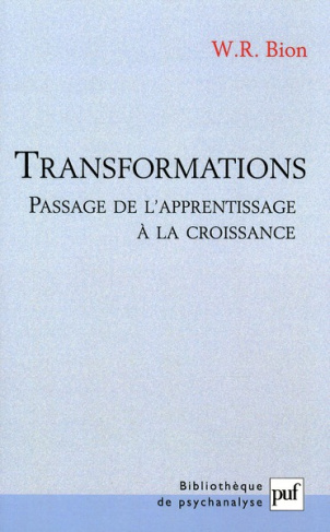 Transformations. Passage de l'apprentissage à la croissance