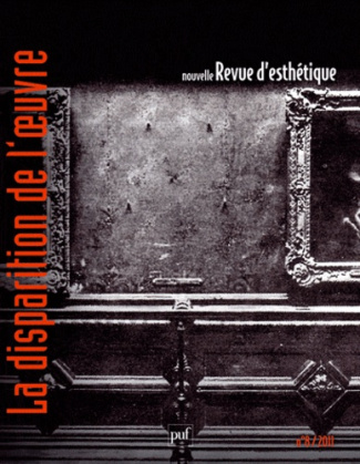 Nouvelle revue d'esthétique N° 8/2011 : La disparition de l'oeuvre