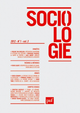 Sociologie N° 1, 2012