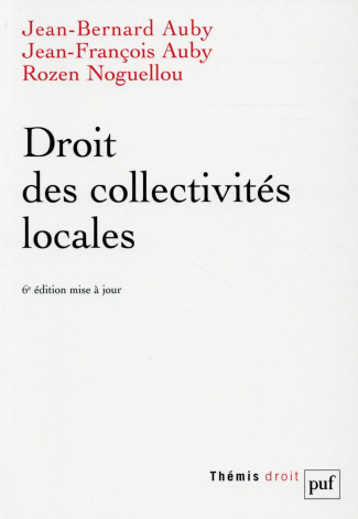 Droit des collectivités locales. 6e édition
