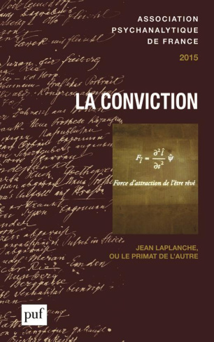 Annuel de l'APF 2015 : La conviction
