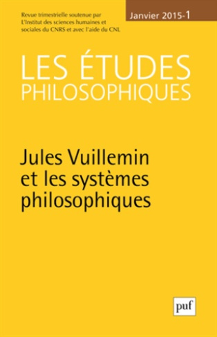 Les études philosophiques N° 1, janvier 2015