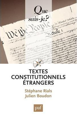 Textes constitutionnels étrangers. 16e édition