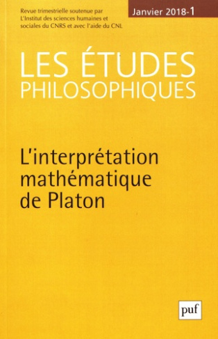 Les études philosophiques N° 1, janvier 2018 : L'interprétation mathématique de Platon