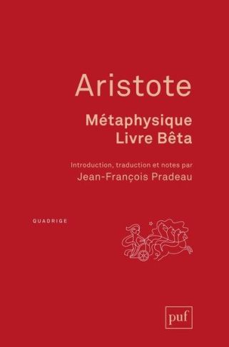 Métaphysique. Livre Bêta