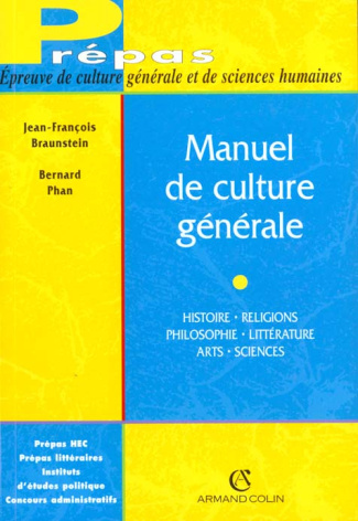 MANUEL DE CULTURE GENERALE