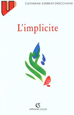 L'IMPLICITE. 2ème édition