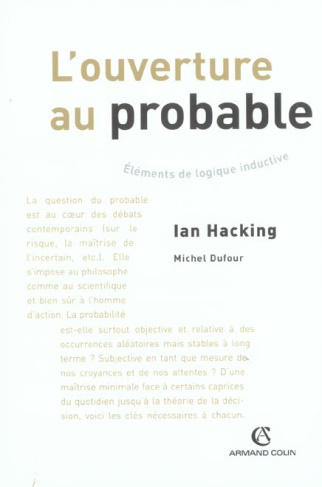 L'ouverture au probable. Eléments de logique inductive