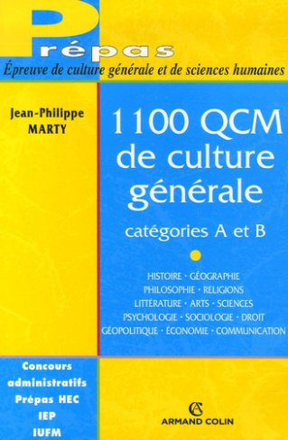 1100 QCM DE CULTURE GENERALE