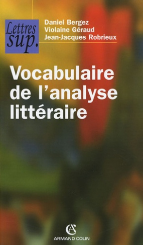 VOCABULAIRE DE L'ANALYSE LITTERAIRE