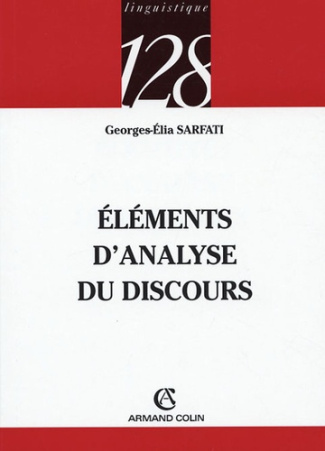 ELEMENTS D'ANALYSE DU DISCOURS
