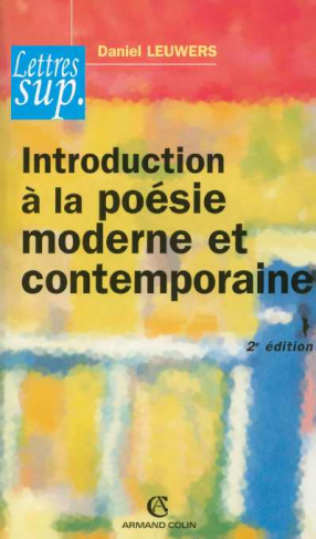 Introduction à la poésie moderne et contemporaine. 2e édition