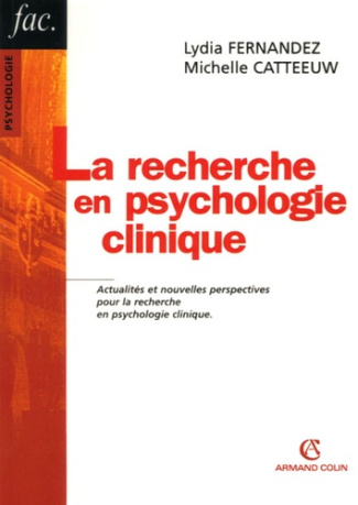 LA RECHERHE EN PSYCHOLOGIE CLINIQUE
