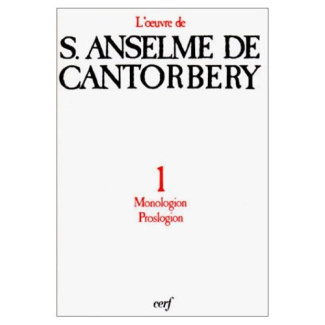 OEUVRE A DE CANTORBERY. Tome 1