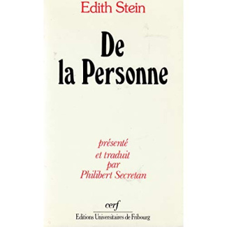 DE LA PERSONNE. Corps, âme, esprit