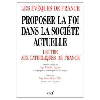 Proposer la foi dans la société actuelle