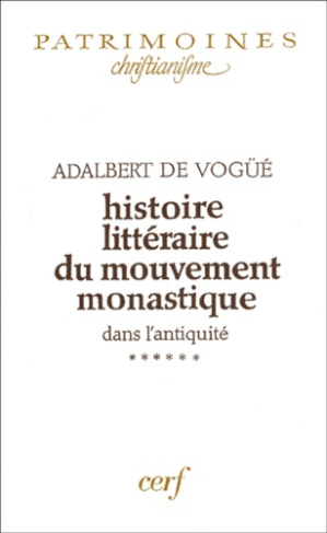 Histoire littéraire du mouvement monastique dans l'Antiquité. Tome 6, Les derniers écrits de Jérôme