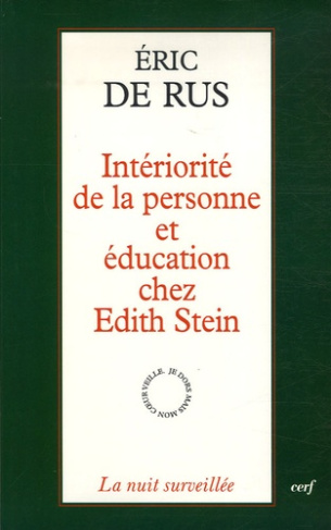 Intériorité de la personne et éducation chez Edith Stein