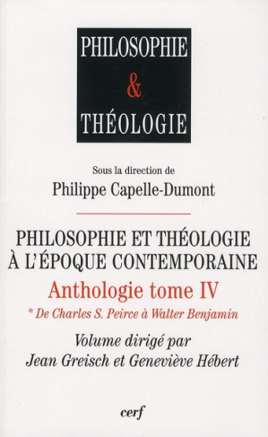 Philosophie et théologie à l'époque contemporaine. Anthologie Tome 4, 2 volumes
