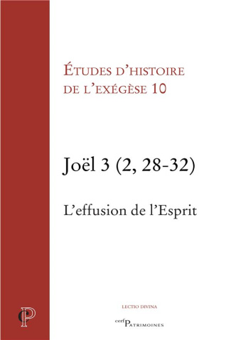 Joël 3 (2, 28-32). L'effusion de l?Esprit