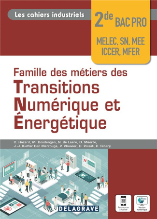 Famille de métiers des transitions numérique et énergétique 2de Bac Pro MELEC, SN, MEE, ICCER, MFER.