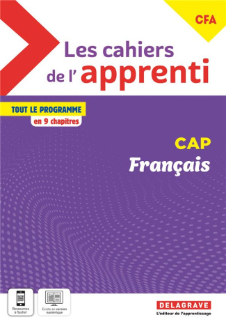 Français CAP et CFA Les cahiers de l'apprenti. Pochette élève, 1e Edition 2023