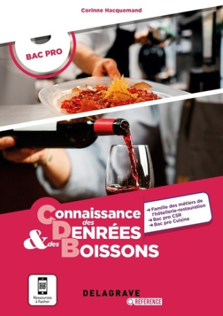 Delagrave Référence Connaissance des denrées et des boissons Bac pro (2024) - Pochette élève