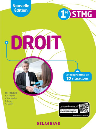 Droit 1re STMG. Pochette élève, Edition 2018