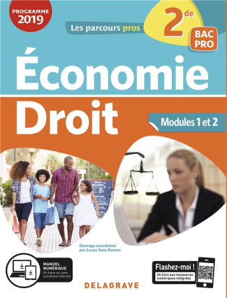 Economie droit 2de Bac pro. Pochette élève, Edition 2019