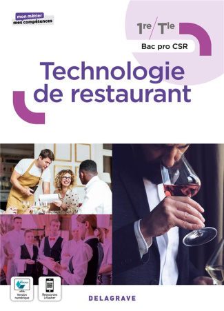 Technologie de restaurant 1re, Tle Bac Pro CSR. Pochette élève, Edition 2022
