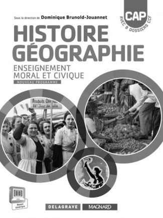 Histoire-Géographie EMC CAP. Livre du professeur, Edition 2015