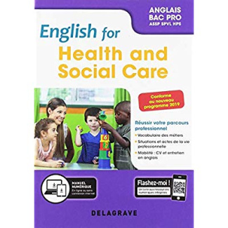 English for health and social care anglais bac pro. Edition 2019