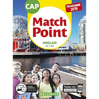Anglais CAP A1>A2 Match Point. Pochette élève, Edition 2019