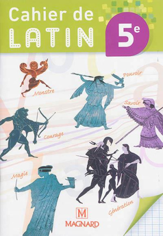 Cahier de latin 5e. Edition 2014