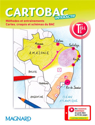 Cartobac Tle ES-L-S. Méthodes et entraînements, cartes, croquis et schémas du bac, Edition 2017