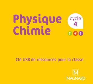 PHYSIQUE CHIMIE CYCLE 4 (2018) - CLE USB RESSOURCES NUMERIQUES