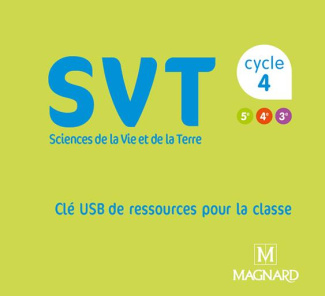 SVT CYCLE 4 CLE USB RESSOURCES NUMERIQUES