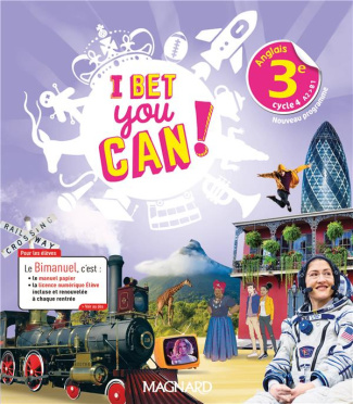 Anglais 3e I Bet You Can Anglais. Bimanuel élève, Edition 2020