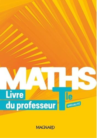 Maths Spécialité Tle. Livre du professeur, Edition 2020
