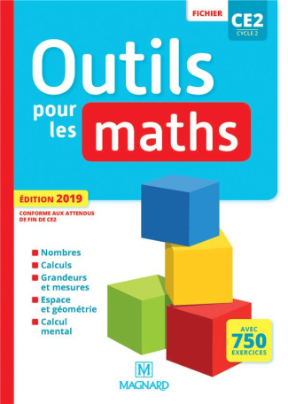 Outils pour les maths CE2 cycle 2. Fichier, Edition 2019
