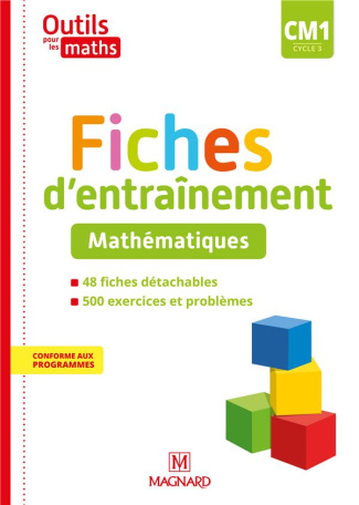 Outils pour les maths CM1. Fiches d'entraînement, Edition 2020