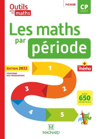 Mathématiques CP Cycle 2 Les Maths par période Outils pour les maths. Pack en 2 volumes : avec un Mé