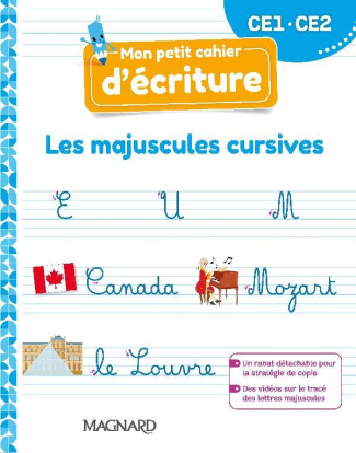 Mon petit cahier d'écriture CE1-CE2. Les majuscules cursives, Edition 2022