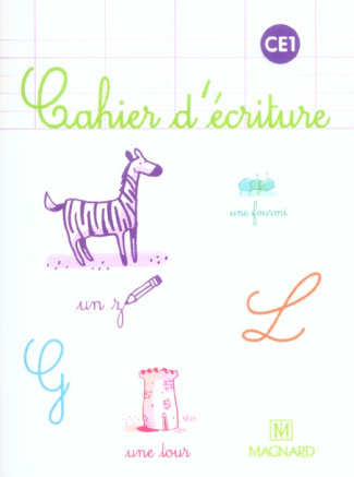Cahier d'écriture CE1