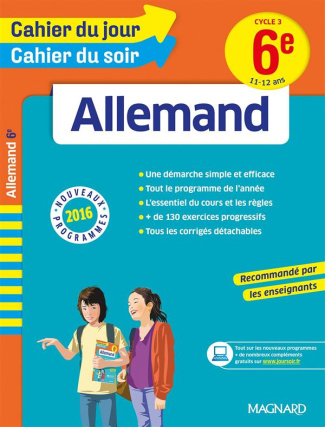Allemand 6e Cycle 3. Edition 2016