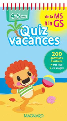 Quiz vacances de la Moyenne Section à la Grande Section