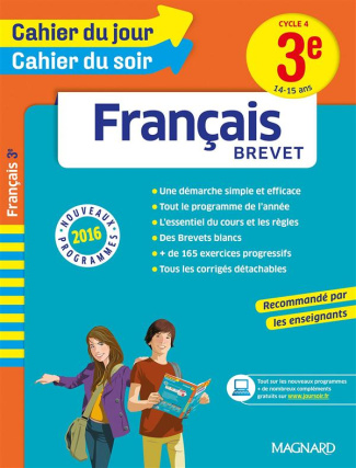 Français Brevet 3e Cycle 4. Edition 2016